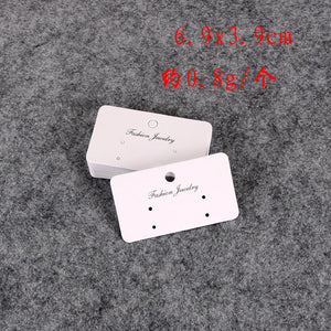 100 Pieces Korea Earing Card Ins Online Celebrity Jewelry Paper Card