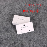 100 Pieces Korea Earing Card Ins Online Celebrity Jewelry Paper Card