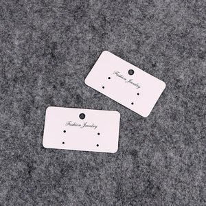 100 Pieces Korea Earing Card Ins Online Celebrity Jewelry Paper Card
