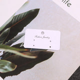 100 Pieces Korea Earing Card Ins Online Celebrity Jewelry Paper Card