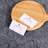 100 Pieces Korea Earing Card Ins Online Celebrity Jewelry Paper Card