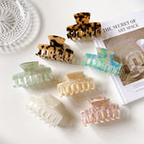 Acrylic Rectangle Hair Claw Clips for Women Girls