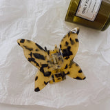 Vintage Women Hairpins Acrylic Butterfly Claw Clips