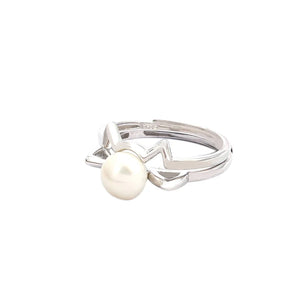 Korean Pearl Ring Mountings S925 Silver DIY Jewelry Accessory