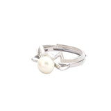 Korean Pearl Ring Mountings S925 Silver DIY Jewelry Accessory