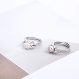 Korean Pearl Ring Mountings S925 Silver DIY Jewelry Accessory