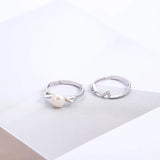 Korean Pearl Ring Mountings S925 Silver DIY Jewelry Accessory