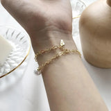Korea Style 925 Silver Bracelet for Women Bangle Jewelry