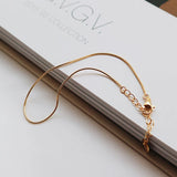 Korea Style 925 Silver Bracelets Snake Bone Chain Jewelry