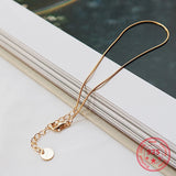 Korea Style 925 Silver Bracelets Snake Bone Chain Jewelry