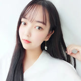 Korea Style 925 Sterling Silver Opal Stud Earring for Women