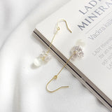 Korea Style 925 Sterling Silver Opal Stud Earring for Women