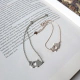 925 Sterling Silver Heart Pig Bracelet for Women