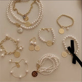 Korea Retro Pearl Necklace Classic Female Cold Necklace