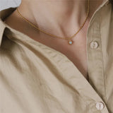 Natural Aventurine Jade Pendant Necklace for Women