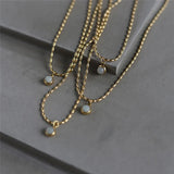 Natural Aventurine Jade Pendant Necklace for Women
