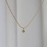 Natural Aventurine Jade Pendant Necklace for Women