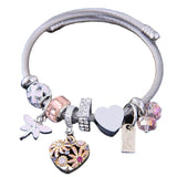Korea Stainless Steel Butterfly Bracelets Adjustable Size