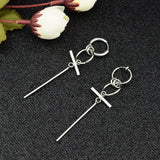 Korea Star Punk Earrings Chain Hip-hop Stainless Steel