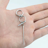 Korea Star Punk Earrings Chain Hip-hop Stainless Steel