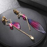 Korea Style Fresh Fairy Wing Clip Earrings for Women