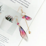 Korea Style Fresh Fairy Wing Clip Earrings for Women