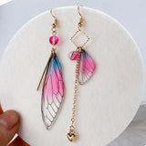 Korea Style Fresh Fairy Wing Clip Earrings for Women