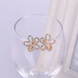 Korea Style Rhinestone Clip on Earrings for Girls Party