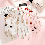 Korean Flower Cartoon Clip-on Earrings for Kids Girls