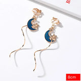 Korean Flower Cartoon Clip-on Earrings for Kids Girls