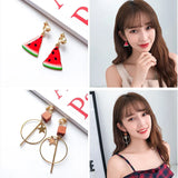 Korean Flower Cartoon Clip-on Earrings for Kids Girls