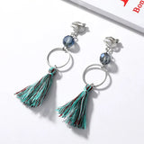 Korean Flower Cartoon Clip-on Earrings for Kids Girls