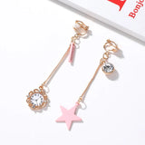 Korean Flower Cartoon Clip-on Earrings for Kids Girls
