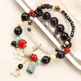 Korea Style Daisy Flower Double Bracelet for Women