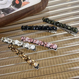 Korea Flash Colorful Rhinestone Hair Clips For Women Girls Hairpin Barrettes