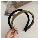 Korea Japan Twist Velvet Hair Hoop Fine Hair Clip