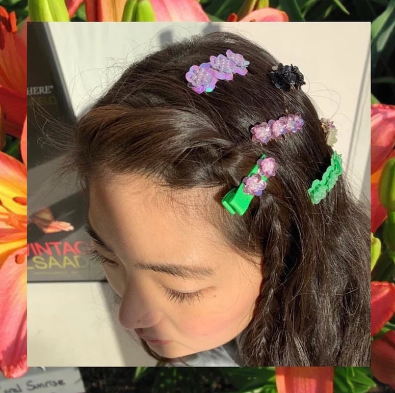 Korea Fruta Hairpin Sequin Flower 5 Colors DIY Jewelry Accessories