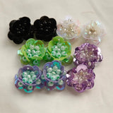 Korea Fruta Hairpin Sequin Flower 5 Colors DIY Jewelry Accessories