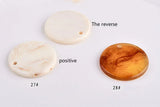 Korea Retro Amber Ivory Drops Wafer Jewelry DIY Earring Material Bag