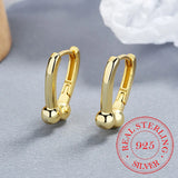 925 Silver Horseshoe Hoop Earrings For Women Kids Wedding Party Jewelry