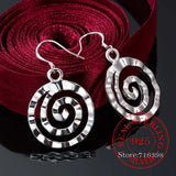 925 Silver Tassel Dangle Earrings For Women Engagement Wedding