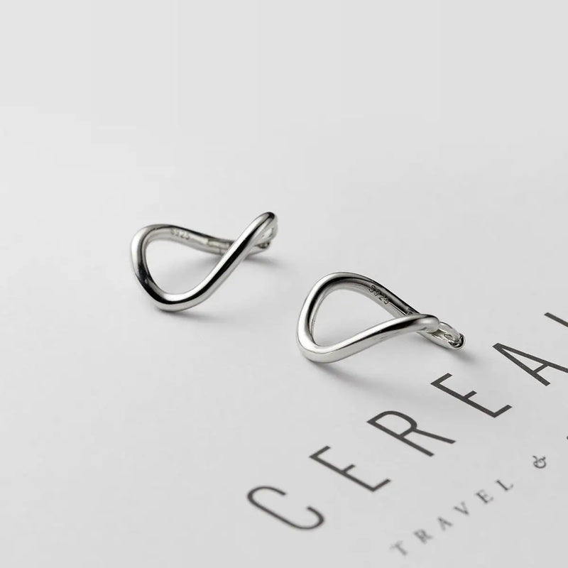 925 Silver Clip Earrings for Women Girls Wedding Party Jewelry