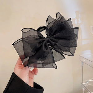 Big Tulle Big Bow Hair Claw Clips for Women Sweet Headdress Hair Accessorie