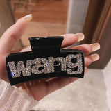 Sparkling Rhinestone Hair Claw Clips for Women