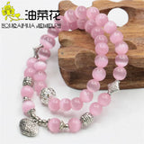 Opal Natural Women Girls Bracelet Smooth Chain Charming Female