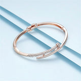 Classic Drill Bangle Titanium Steel Jewelry Woman Bracelets Accessories
