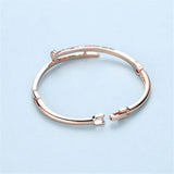 Classic Drill Bangle Titanium Steel Jewelry Woman Bracelets Accessories