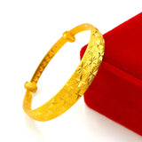 24K Gypsophila Bracelet Women's Wedding Jewelry