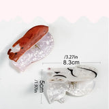 Pink Cat Acetate Hair Claw Cartoon Dog Ponytail Holder Shark Clip