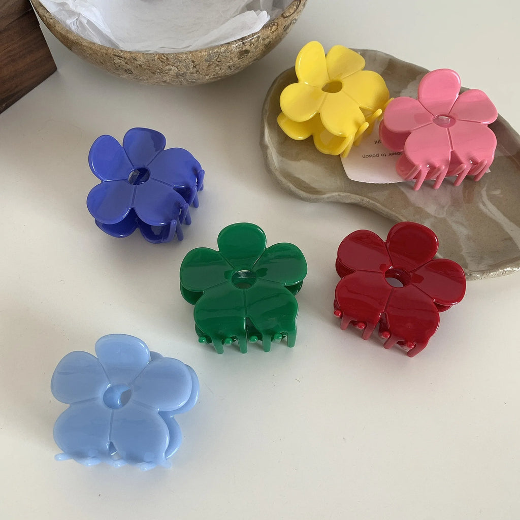 Colorful Candy Hair Clip Claw Flowers Hair Accessories